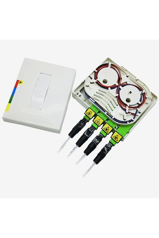 Fiber Optik Sonlandırma Kutusu Odb - Duvar Tipi 4 Port