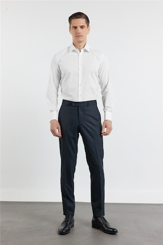 İmza Lacivert Gabardin Yan Cep Açık Paça Basic Slim Fit Esnek Classic Pantolon 1003255013 Basic Lacivert