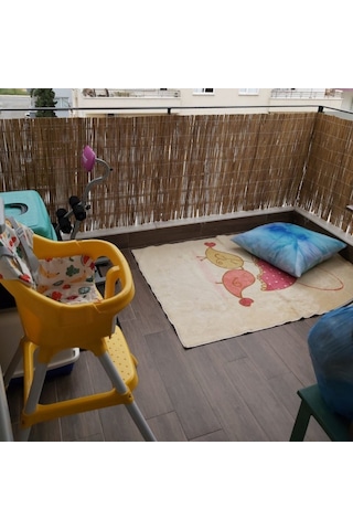 1 X 3 Metre Hasır Kamış Balkon Çiti Bahçe Çiti Gölgelik