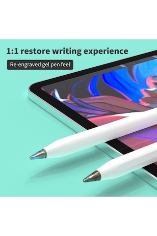 Fonken Pencil Gen 1/2 iPad Uyumlu Stylus Kalem Ucu Beyaz