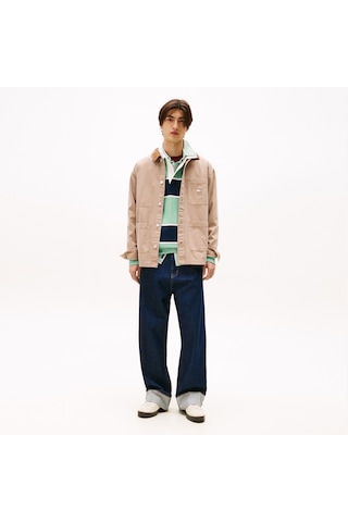 Tommy Hilfiger Oversized Fit Corduroy Collar Erkek Pembe Ceket Dm0dm22017 Pembe
