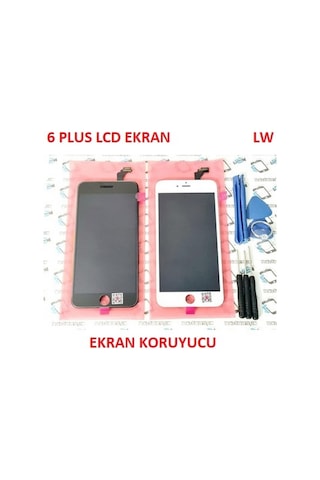 Apple Uyumlu iPhone 6 Plus Lcd Ekran Dokunmatik (LW) (Montaj Seti) (Tkgz6)