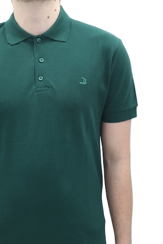 Santa Dmctekstil Erkek Dior Düz Spor Kesim Dar Kalıp Cepsiz Polo Yaka T-shirt Haki