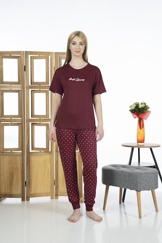 Estiva 24136 Kadın Kısa Kollu Yazlık Penye Pijama Takımı 001