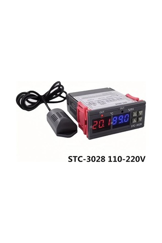 Motion003 Stc-3028 Elektrik 110/220v Dijital Sıcaklık Kontrol Cihazı Lcd Ekran -20+80 C 0-1