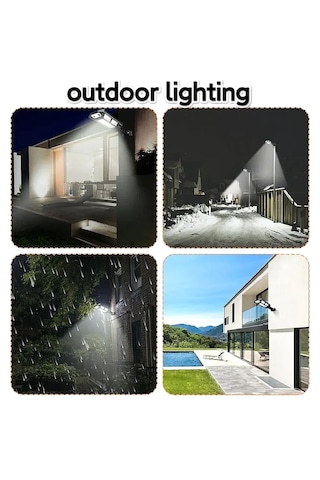 Monozone Led Lamba Sensörlü Su Geçirmez Güneş Enerjili 3 Modlu