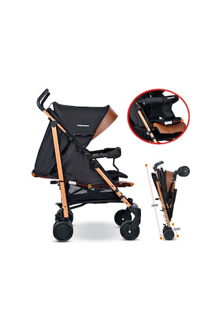 Baby Home 107 Clark Tam Yatar Alüminyum Baston Bebek Arabası