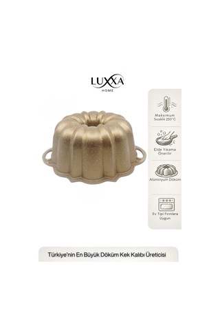 Mira Döküm Kek Kalıbı 26cm Gold Gold