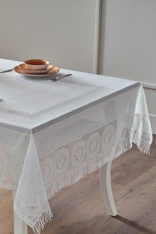 Cozy Masa Örtüsü 145x240cm - Beyaz