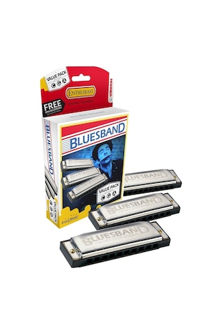 Hohner Blues Mızıka Seti do-sol-la Majör