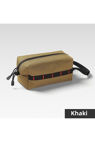 Mufunye Kahverengi Dış Mekan Çok Amaçlı Saklama Çantası - Tuvalet Kağıdı, Edc Aletleri, İlk Yardım Malzemeleri Taşıyıcı, Dayanıklı Ve Taşınabilir Kaki