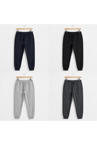 Hukids Unisex Çocuk Eşofman Altı Antrasit