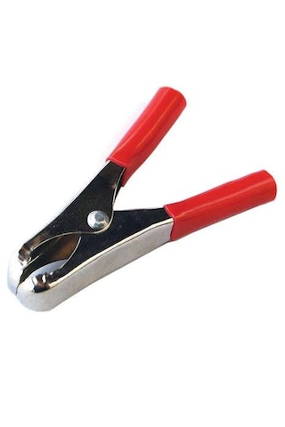 10cm Krokodil Akü Maşa Büyük Boy Kırmızı+ Siyah- 5li Takım Set