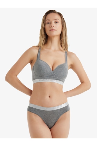 Blackspade 1620 Kadın Silver Slip Gri Melanj Gri
