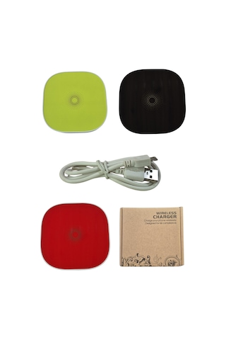 Kablosuz Şarj Pedi Wireless Charging Pad Siyah