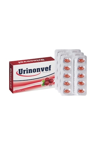 Urinonvef Cranberry 30 Yumuşak Kapsül