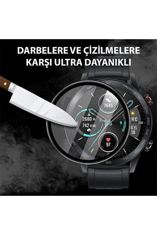 Ally Huawei Uyumlu Watch Gt4 46mm Pmma Tempered Cam Ekran Koruyucu