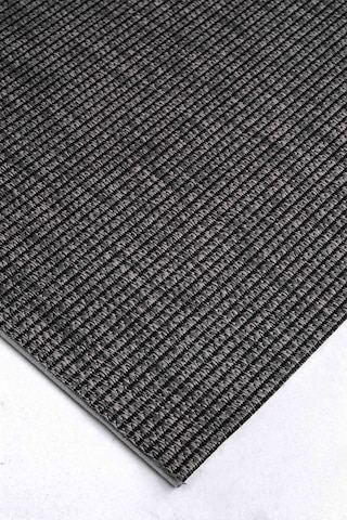 Foneks Halı Sisal Hav Toz Vermez Kaymaz Tabanlı İnce Halı Sl02 Antrasit 120x180 Cm Antrasit - Siyah