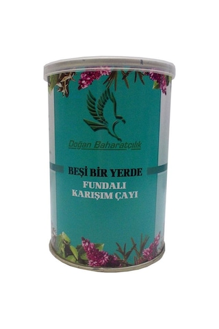 Doğan Baharatçılık Beşi Bir Yerde Fundalı Karışık Bitki Çayı Teneke 100 G