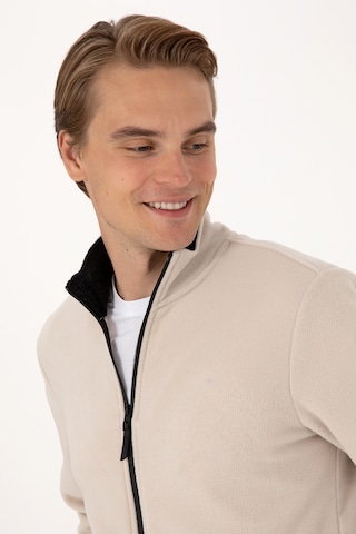 U.S. Polo Assn. Erkek Regular Fit Taş Polar Örme Hırka 50313779-VR049