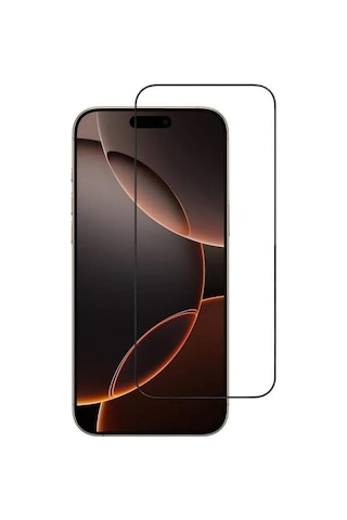 Pp Apple Uyumlu iPhone 16 Pro Max Ekran Koruyucu 9d Tam Kaplayan Kavisli