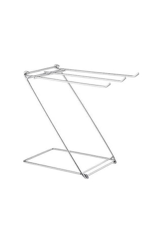 Bosphorusboutique02 Suntek Banyo Havlu Tutucu, Raf Ve Süzgeç Takımı Gümüş