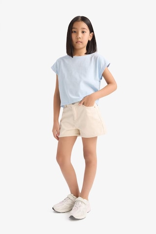 Defacto Kız Çocuk Gabardin Şort D7108a825smer233 Ekru