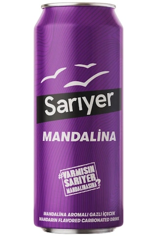 Sarıyer Mandalina Aromalı Gazoz 330 Ml X 24 Adet