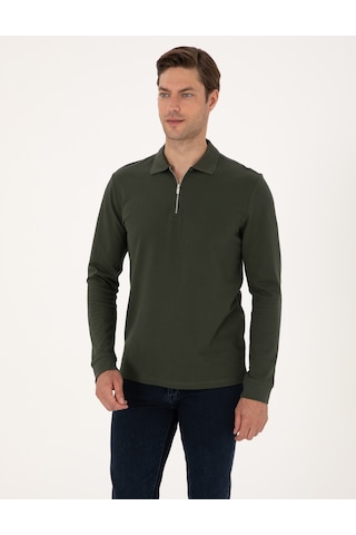 Pierre Cardin Erkek Koyu Yeşil Sweatshirt 50314046-vr079 Koyu Yeşil