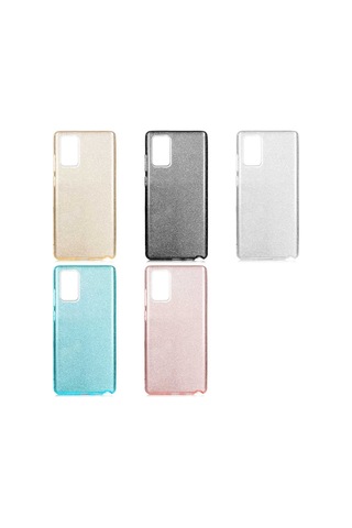 Samsung Uyumlu Galaxy Note 20 Kılıf Zore Shining Silikon-Mavi