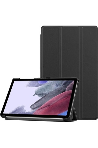 Sandwich Samsung Galaxy Uyumlu Tab A7 Lite İçin Siyah Üçlü Katlı Stand Korumalı Kılıf, Pc+pu Malzeme, Darbe Ve Çizikten Koruma Kapakl Kapaklı Kılıf