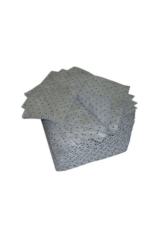 10 Adet Kimyasal Döküntü-sızıntı Emici Gri Ped 40x50 CM