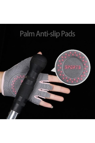 Pazly No.040301 Bisiklet Ve Yoga Spor Eldiveni Kadın 1 Adet İplikli 1 Adet