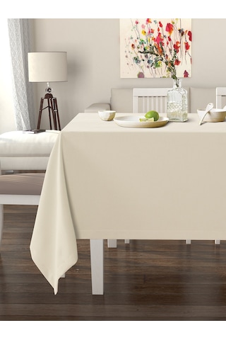 Grisi Masa Örtüsü Kadife Dokulu Leke Tutmaz Pastel Gri