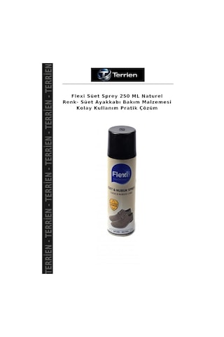 Terrien Flexi Süet Sprey 250 Ml Naturel Renk- Süet Ayakkabı Bakım Malzemesi Kolay Kullanım Pratik Çözüm Çok Renkli