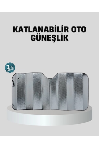 Mey İthalat Araba Güneşliği Alüminyum Yansıtıcı Yüzeyle Etkili Isı Koruması