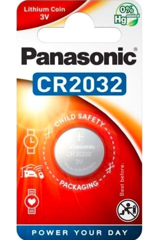 Panasonic CR2032 3V Lityum Blister Düğme Pil Panasonic CR2032 3V Lityum Blister Düğme Pil