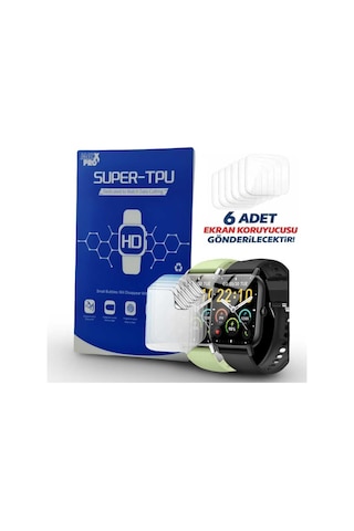 Samsung Uyumlu Galaxy ve Apple Watch 8 40mm Nano Ekran Koruyucu Ultra İnce Hd Maxxpro