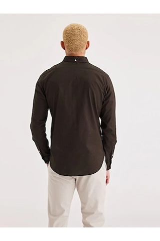 Dockers T2 Oxford Savıer Oxford Deep Forest Plaı Erkek Beyaz Gömlek - L29599 Beyaz