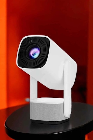 Mey İthalat Şarjlı Projeksiyon Oyun Sinema Projektörü 4k Hd Görüntü Kaliteli