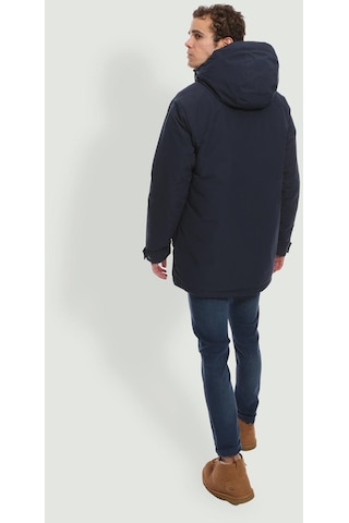 Jack & Jones Fonksiyonel Cepli Kapüsonlu Parka- Champ 12236015 Navy Blazer Siyah