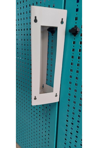 Üçgen Açılı Diafon 12x35x12 Zil Paneli, Metal Koruma Kutusu Bej