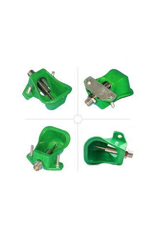 Leezsing Domuz Ve Kuzu İçme Kasesi - Plastik Otomatik Su İçirici - Paslanmaz Çelik Aksesuarlar İle Yeşil