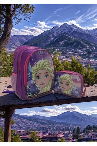 NEWFULL KIZ ELSA OKUL VE BESLENME ÇANTASI-EKONOMİK