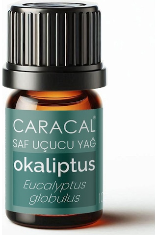 Caracal %100 Saf Okaliptus Yağı Doğal Okaliptus Uçucu Yağı Okaliptüs Yağı 5 Ml