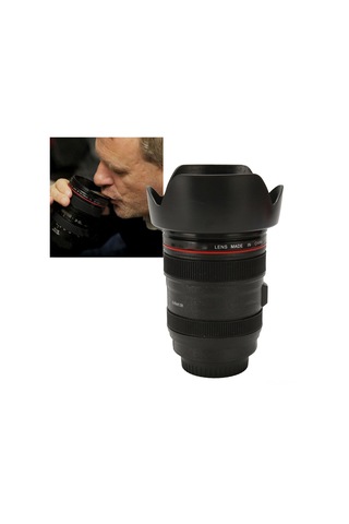 Geeroyoo Kamera Lens Şekilli Kahve Fincanı, Multifonksiyonel Seyahat Bardak, Fotoğrafçı si, Unisex Ev Gereci, Sıcak/soğuk İçecek Tutucu, Abs Malzeme