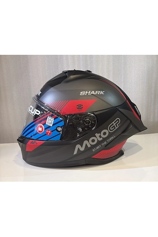 Kask Shark Skwal Cup Motogp Mat Kapalı Gri/kırmızı