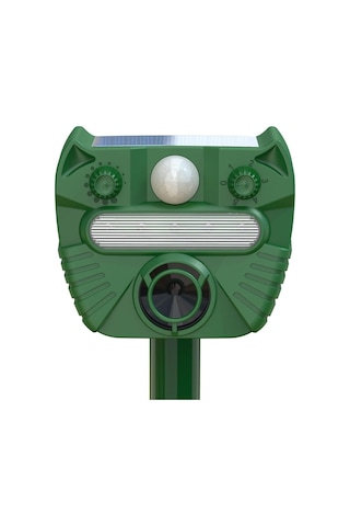 Uu0382 Güneş Enerjili Hayvan Kovucu Ultrasonik Sincaplar Geyik Yeşil