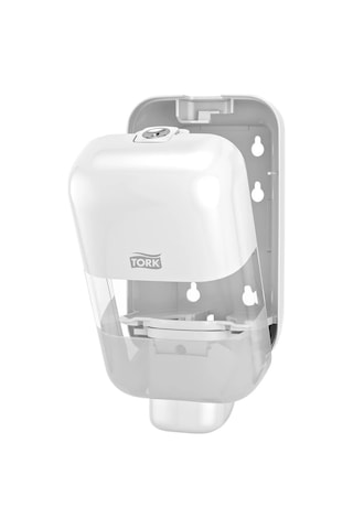 Tork 565200 Dozaj Ayarlı Mini Köpük Ve Sıvı Sabun Dispanseri Beyaz Beyaz