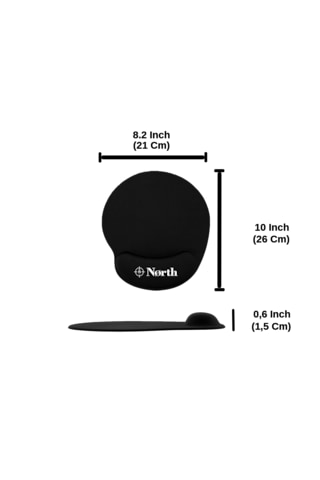 North Airfly Premium Quality Bilek Destekli Gaming Mousepad